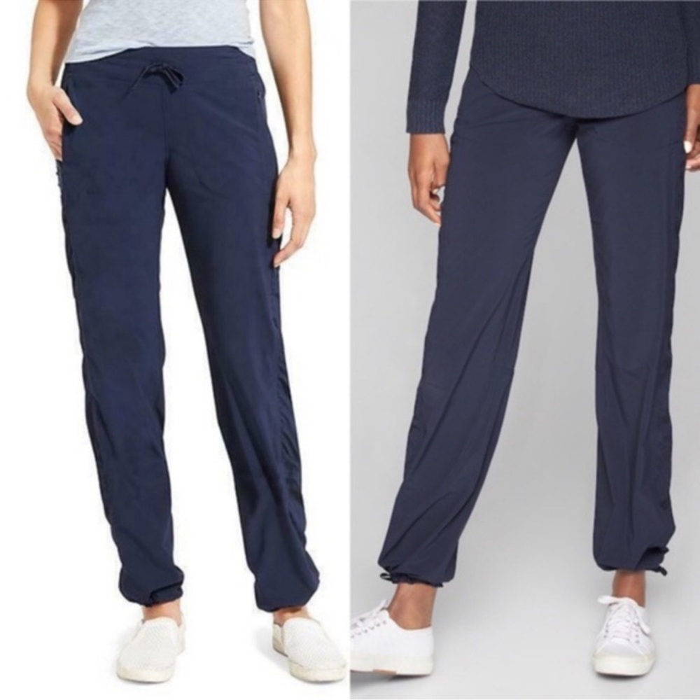 Athleta La Viva Pant Cinch Ankle Joggers in Navy